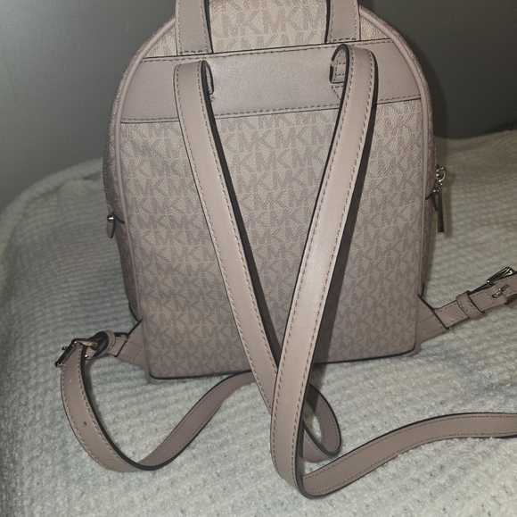 Michael Kors Rhea color block pink backpack purse - Picture 7 of 12